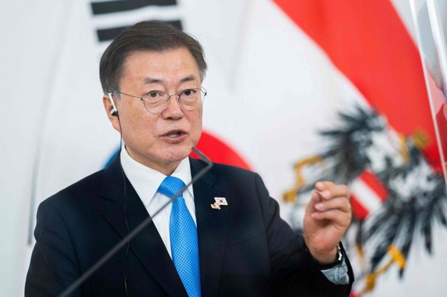 韓國總統文在寅。