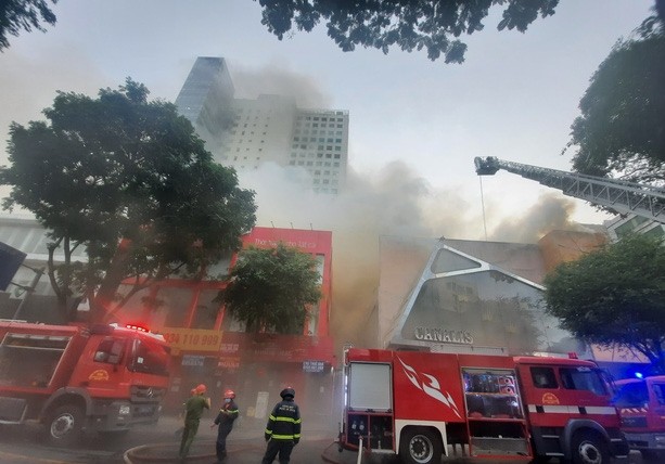 火警現場。(圖源：秋獻)