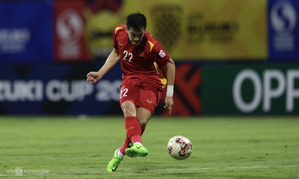 阮進靈射球破門（圖源：互聯網）