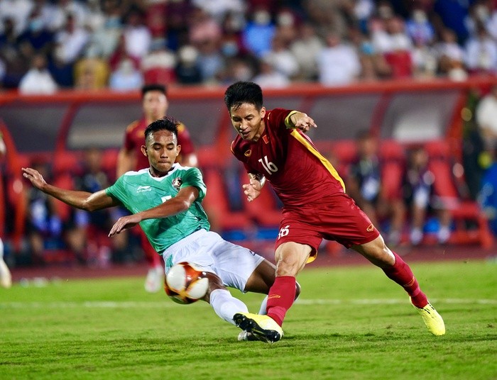 杜雄勇（紅）射球破門（圖源：互聯網）