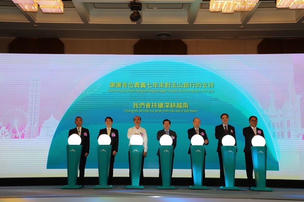 玉山銀行胡志明市代表處開業儀式。