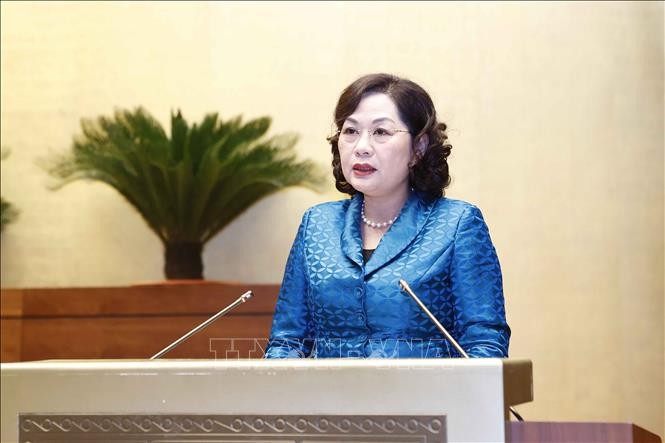 國家銀行行長阮氏紅。