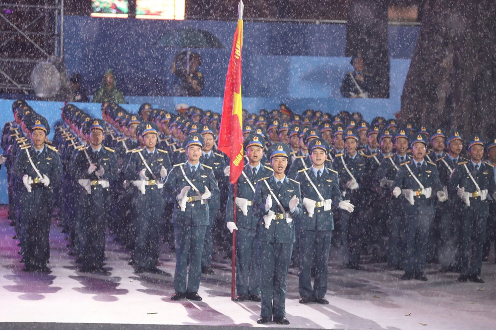 越中老柬军队进行联合阅兵预演