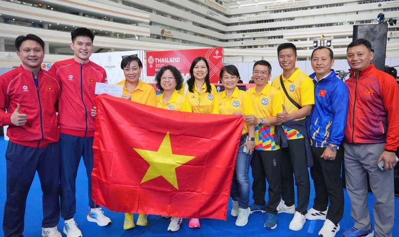 越南空手道队。图自越通社