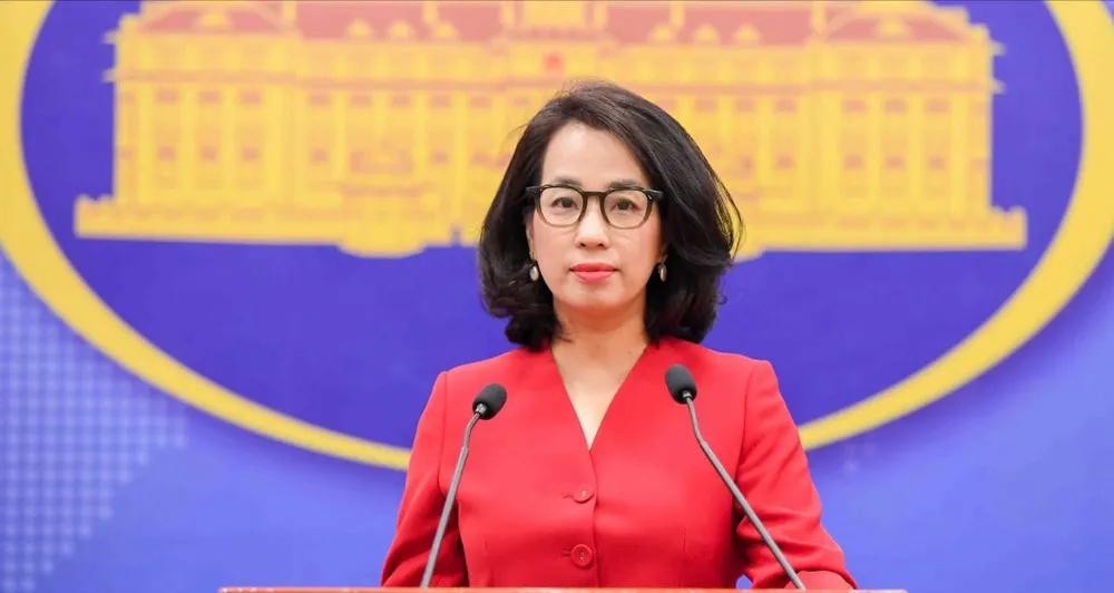 越南外交部发言人范秋姮。图自外交部 