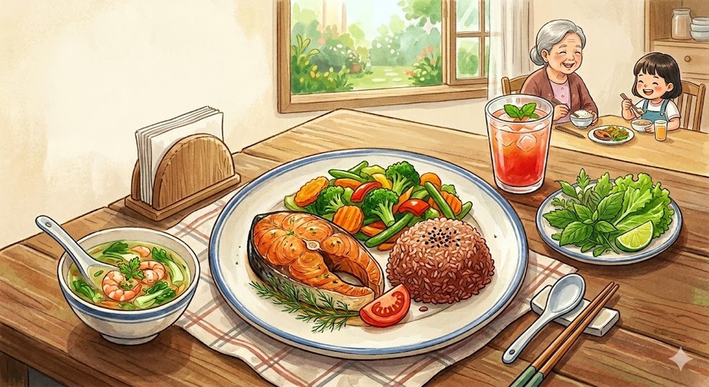 越南人营养套餐。