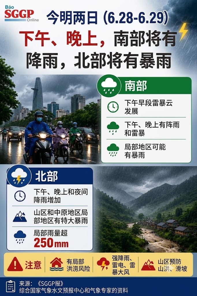 北部地区进入持续强降雨天气