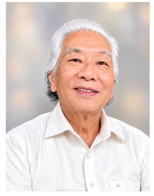陈适老师是周文廉小学原校长。图自baotintuc.vn