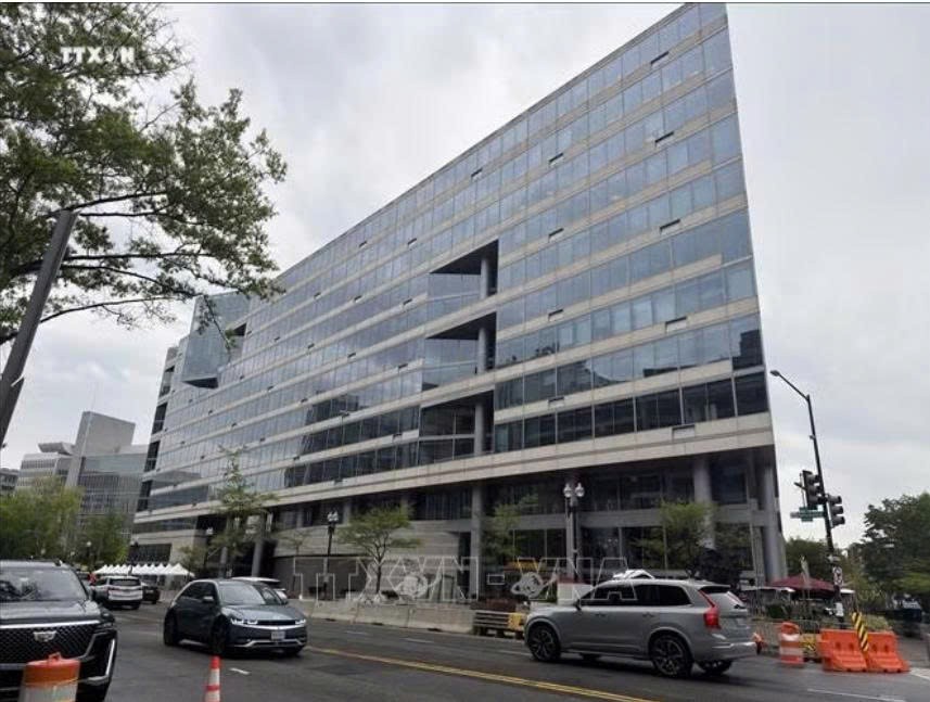 国际货币基金组织（IMF）总部位于美国华盛顿特区。照片：阮光/越通社驻美记者