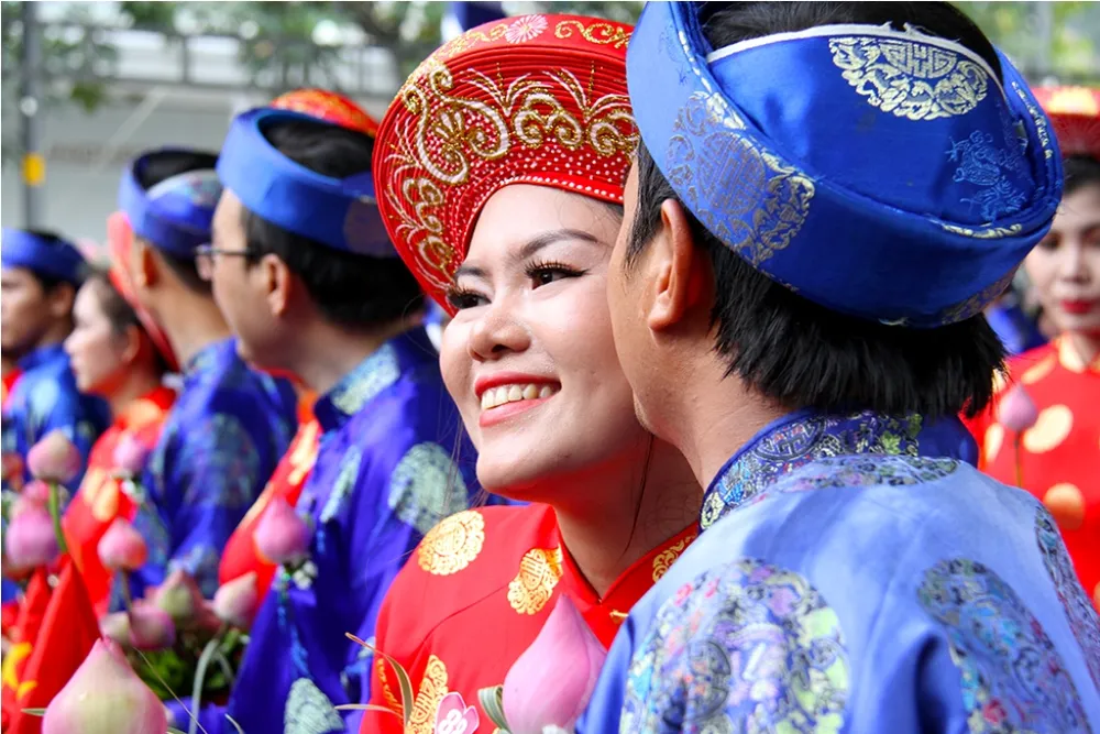 100 cặp đôi tham gia lễ cưới tập thể trong ngày Quốc khánh 2-9 ảnh 3