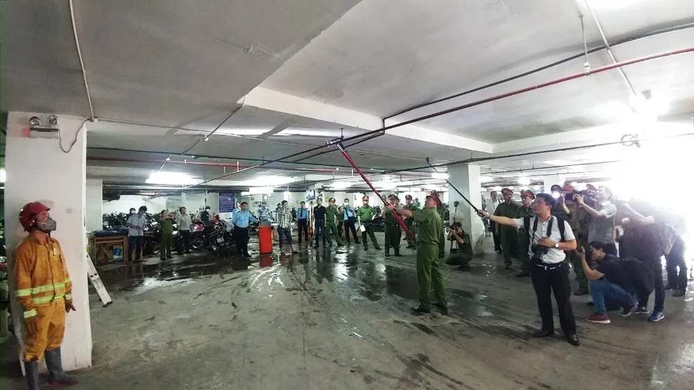 Khu căn hộ cao cấp Giai Việt (quận 8) vi phạm hàng loạt quy định về PCCC ảnh 3