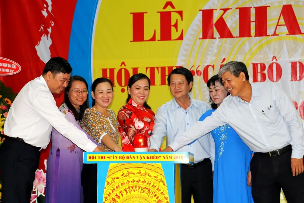 Hội thi cán bộ Dân vận khéo 2018 ảnh 1