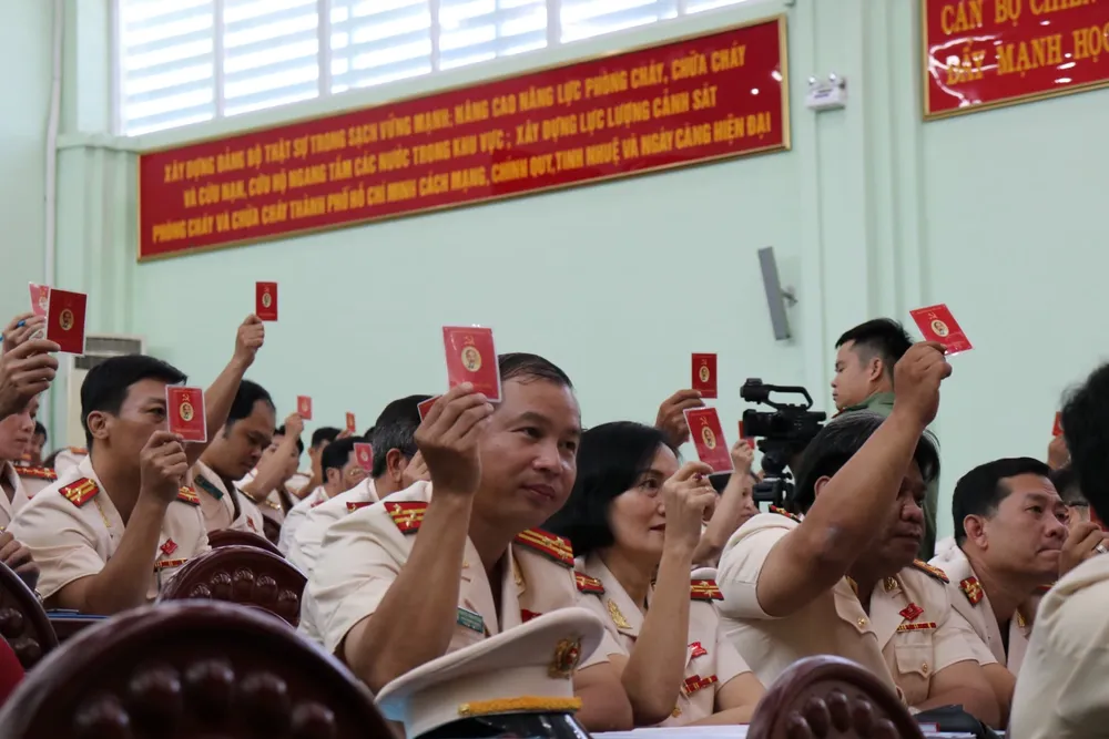 Đảng bộ Phòng PC07 - Công an TPHCM tổ chức Đại hội đại biểu nhiệm kỳ 2020 – 2025  ảnh 2