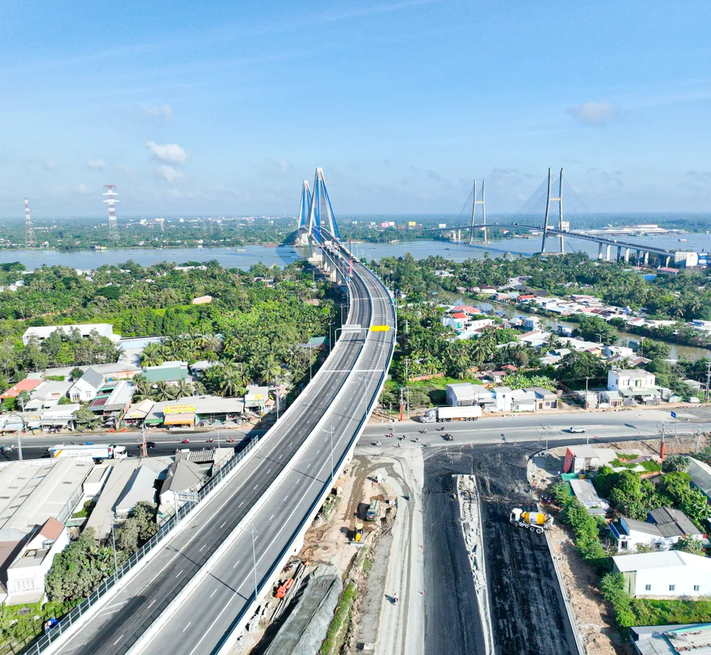 Cao tốc Mỹ Thuận - Cần Thơ và cầu Mỹ Thuận 2 giúp hoàn chỉnh toàn tuyến cao tốc TPHCM - Cần Thơ.jpg