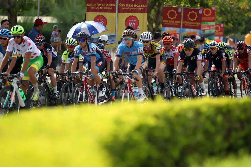 Giải xe đạp quốc tế VTV 2018: Tay đua Hàn Quốc chiến thắng trong sự tự tin ảnh 2