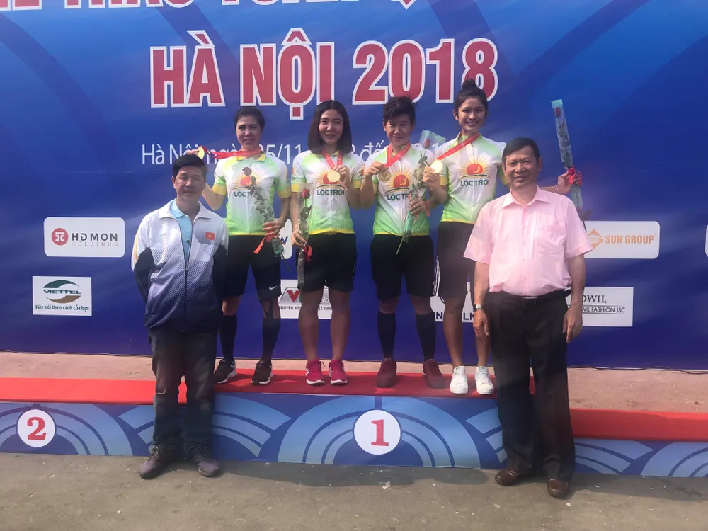 Đại hội TDTT toàn quốc 2018: TPHCM đoạt HCV xe đạp đồng đội tính giờ ảnh 1