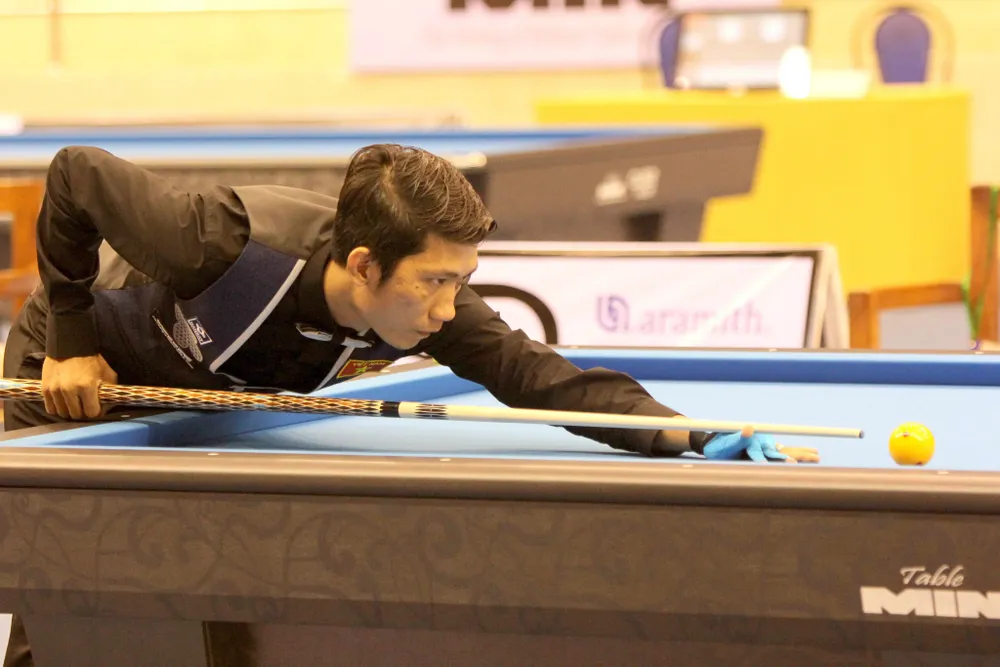 World Cup Billiards Carom 3 băng: Trần Quyết Chiến đánh bại 2 cao thủ, tiến vào bán kết ảnh 1