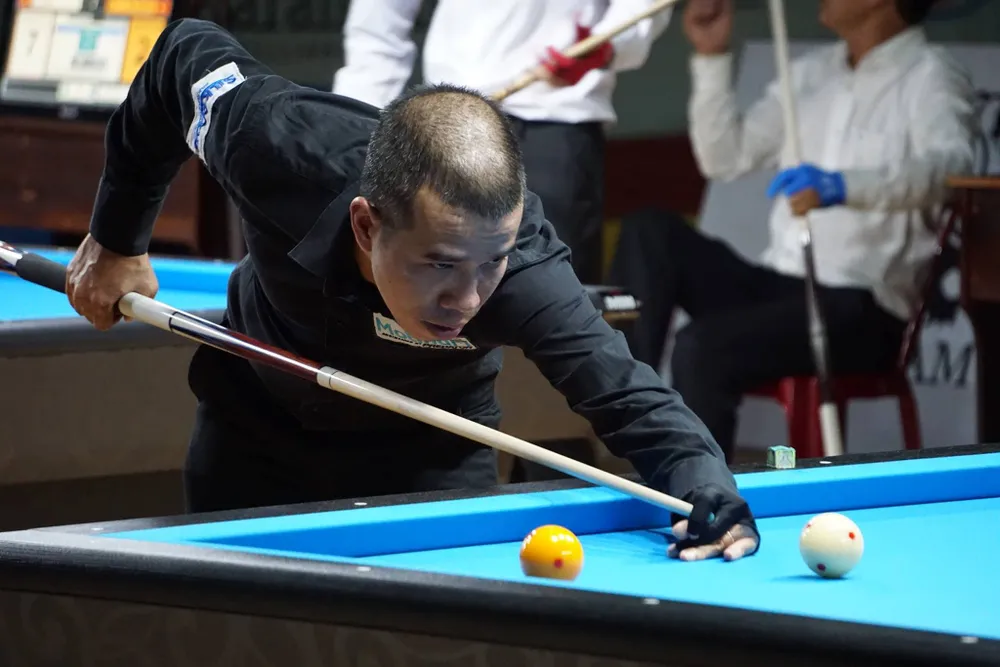 Quyết Chiến, Quốc Nguyện lâm nguy ở giải Billiards Carom 3 băng Survival Masters ảnh 1