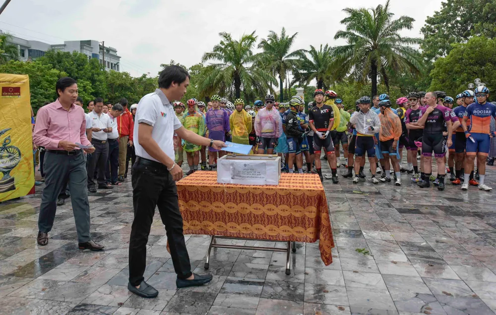 Giải xe đạp quốc tế VTV Cúp: Chặng 5 bị huỷ vì lý do thời tiết ảnh 1