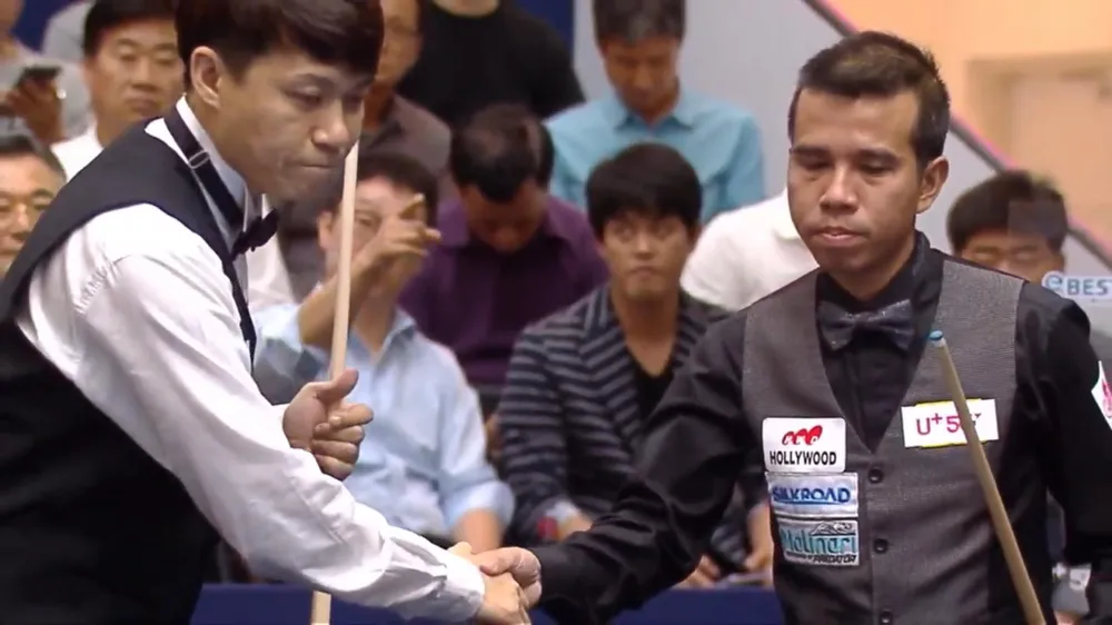 Trần Quyết Chiến xuất sắc lọt vào tứ kết giải Billiards LG Hàn Quốc ảnh 2