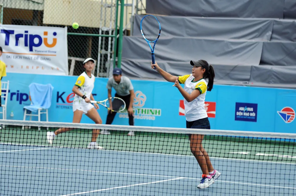 “Vua đánh đôi” Lê Quốc Khánh đăng quang giải quần vợt VTF Lạch Tray cùng Minh Tuấn ảnh 3