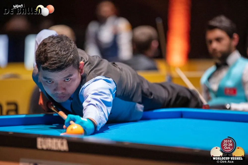 Cơ thủ Nguyễn Đức Anh Chiến đang có phong độ tốt