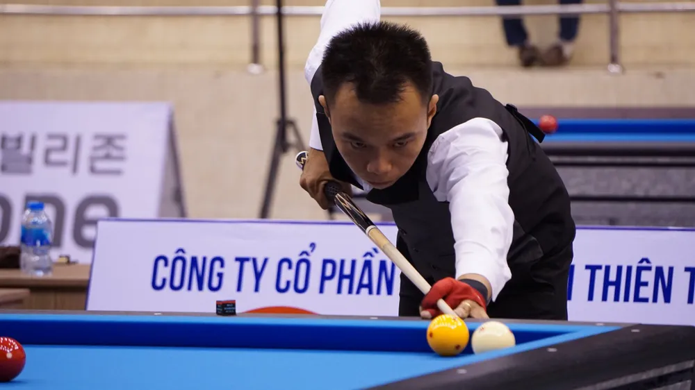 Nguyễn Công Thành lần đầu tiên vào vòng chính giải Bida 3 băng thế giới ảnh 1