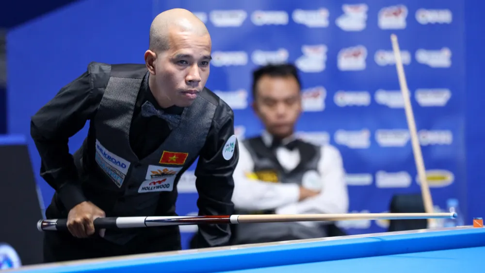 Trần Quyết Chiến vẫn là cơ thủ Việt Nam thi đấu quốc tế ổn định. 