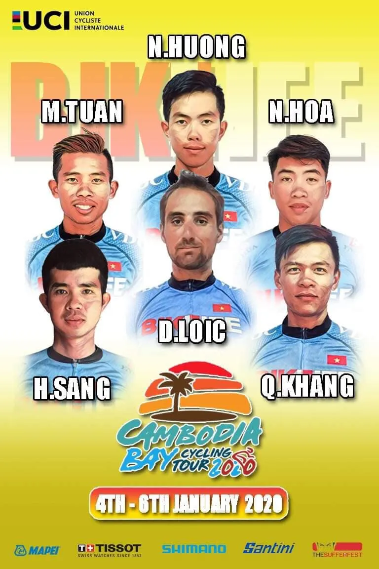 Đội Bike Life Đồng Nai sang Campuchia dự giải xe đạp quốc tế UCI 2.2 ảnh 1