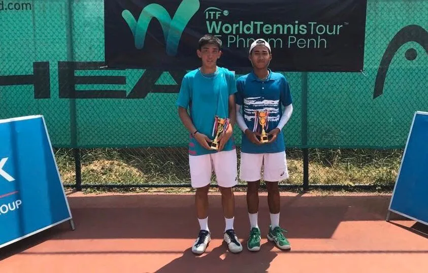 Vũ Hà Minh Đức giành á quân giải quần vợt U18 ITF Campuchia ảnh 1