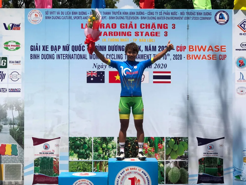 Như Quỳnh toả sáng giúp Biwase thống lĩnh giải xe đạp nữ quốc tế Bình Dương ảnh 1