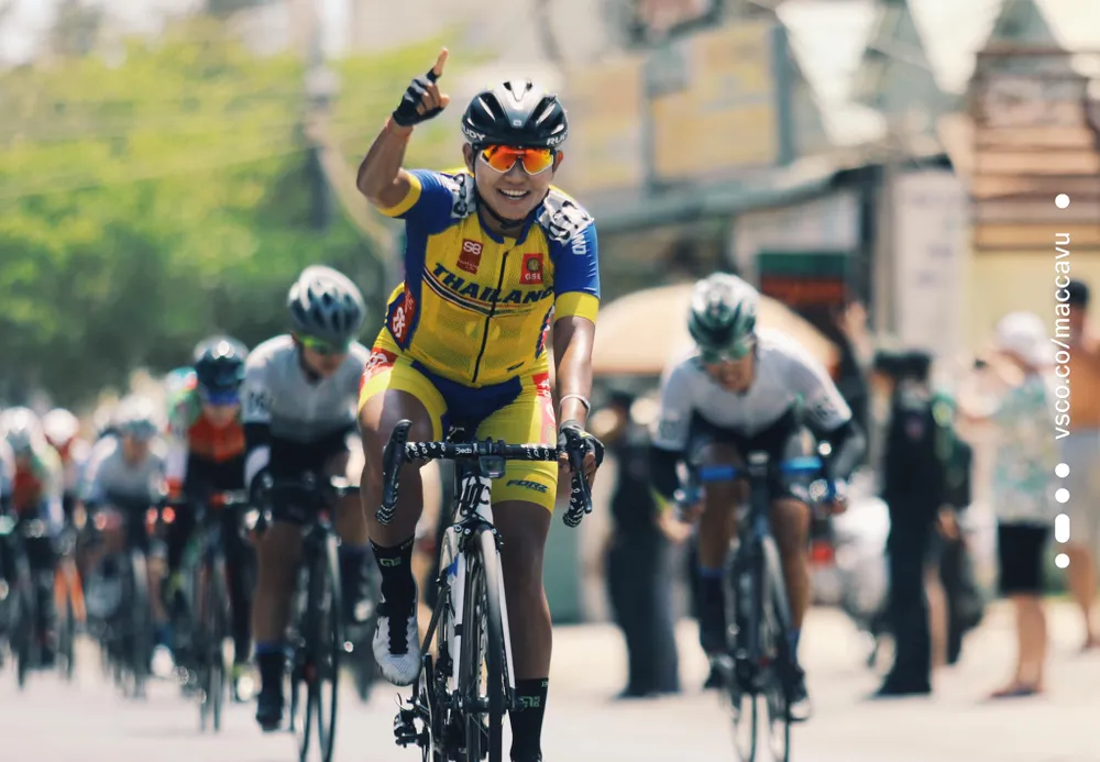 Bình Dương và An Giang “canh chừng” nhau, Thái Lan xé Áo vàng giải xe đạp nữ Biwase ảnh 2