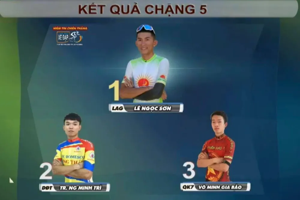 Giải xe đạp Thực tế ảo HTV: “Thần núi” Lê Ngọc Sơn hoàn thành cú hattrick ảnh 3