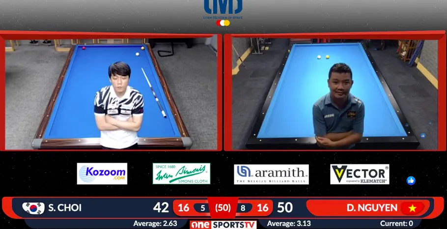 Nguyễn Đức Anh Chiến xuất sắc vào chung kết giải Billiards trực tuyến do Liên đoàn Billiards thế giới tổ chức ảnh 1