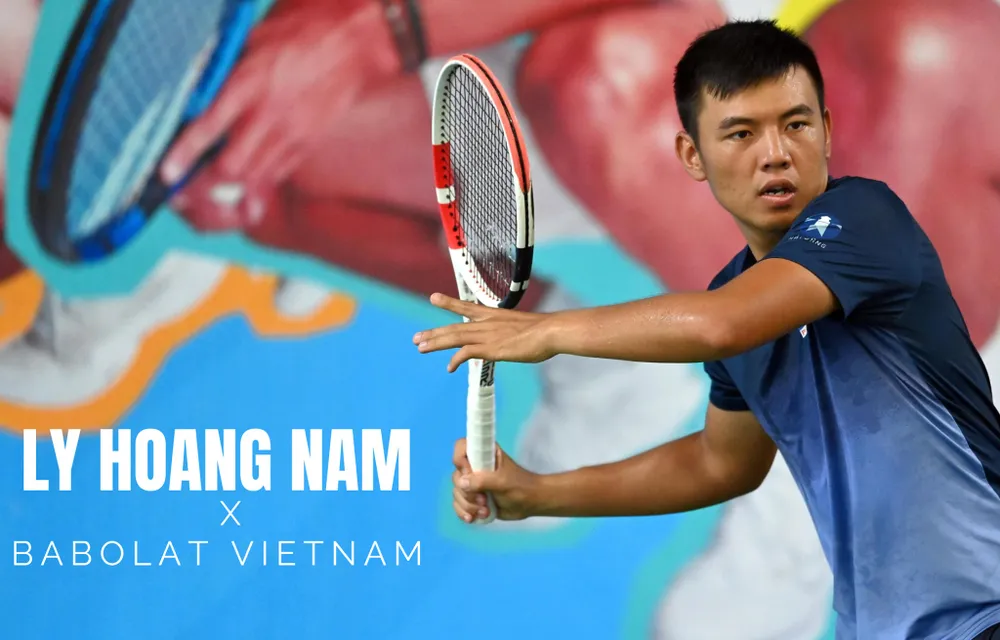 Tay vợt Lý Hoàng Nam. 