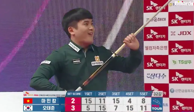 Mã Minh Cẩm phải đấu “sinh tử” với Sam Il Seo tranh vé vào vòng knock out giải Billiards PBA tiền thưởng 8 tỷ đồng ảnh 2