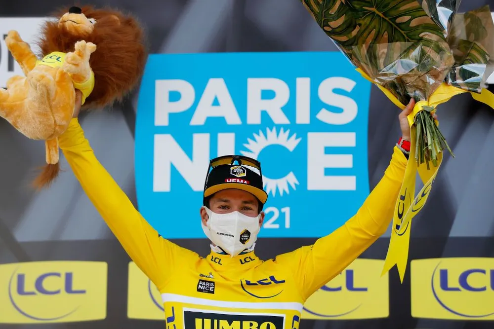Primoz Roglic thắng chặng 6 củng cố áo vàng và lấy lại áo xanh giải xe đạp Paris – Nice ảnh 2