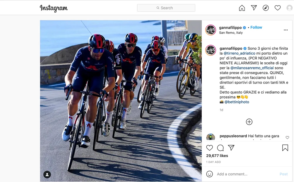 “Thần gió” Filippo Ganna phản pháo những lời chỉ trích chiến thuật của đội Ineos Grenadiers ảnh 2