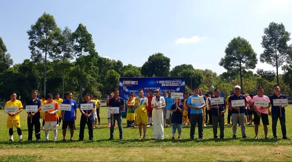 Sôi động giải bóng đá Ngành điện máy – Cúp Akino 2021 ảnh 1