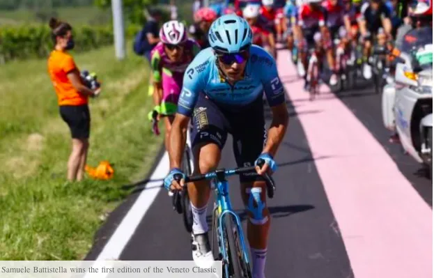 Thoát tai nạn, Battistella chiến thắng giải xe đạp Veneto Classic dài 206,5km ảnh 1