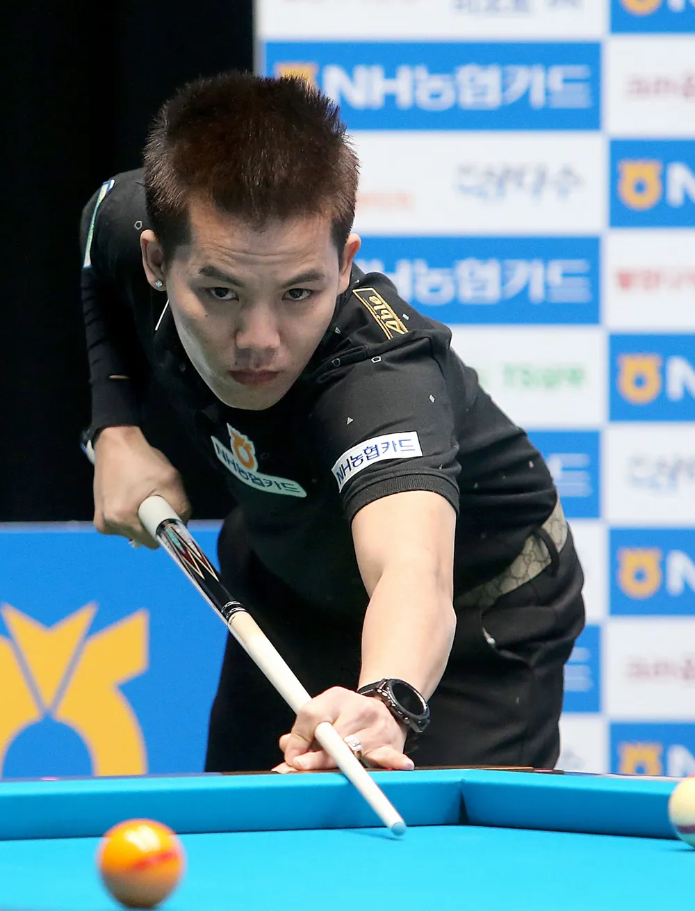 Trần Đức Minh lần đầu tiên vào vòng 3 giải Billiards PBA Hàn Quốc ảnh 1