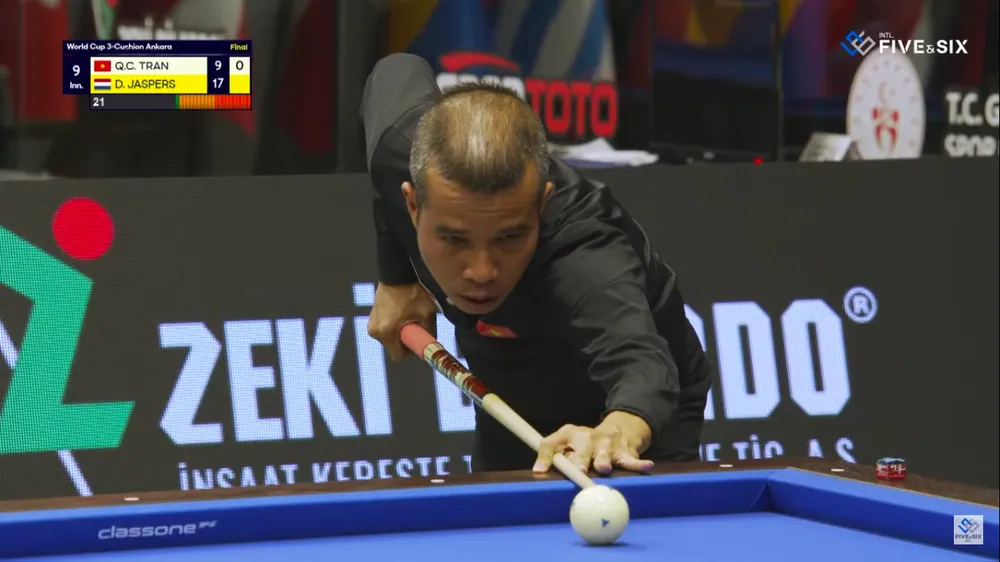 Trần Quyết Chiến giành ngôi á quân giải Billiards thế giới Ankara ảnh 1