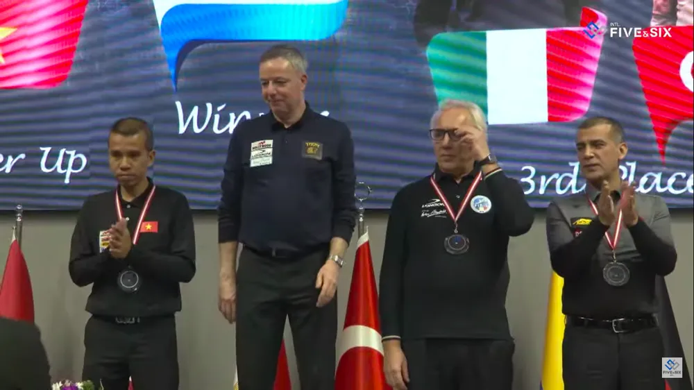 Trần Quyết Chiến giành ngôi á quân giải Billiards thế giới Ankara ảnh 3