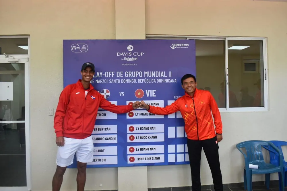 Tuyển Việt Nam thua 2 trận đầu trước CH Dominica ở Davis Cup ảnh 3