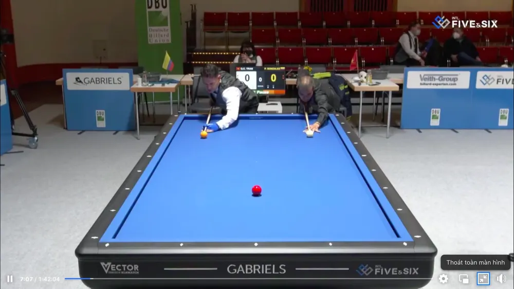 Đội tuyển Việt Nam thẳng tiến vào tứ kết giải Billiards đồng đội thế giới ảnh 1