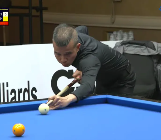 Trần Quyết Chiến tiếp tục vào vòng chung kết giải Billiards World Cup 2022 ảnh 1