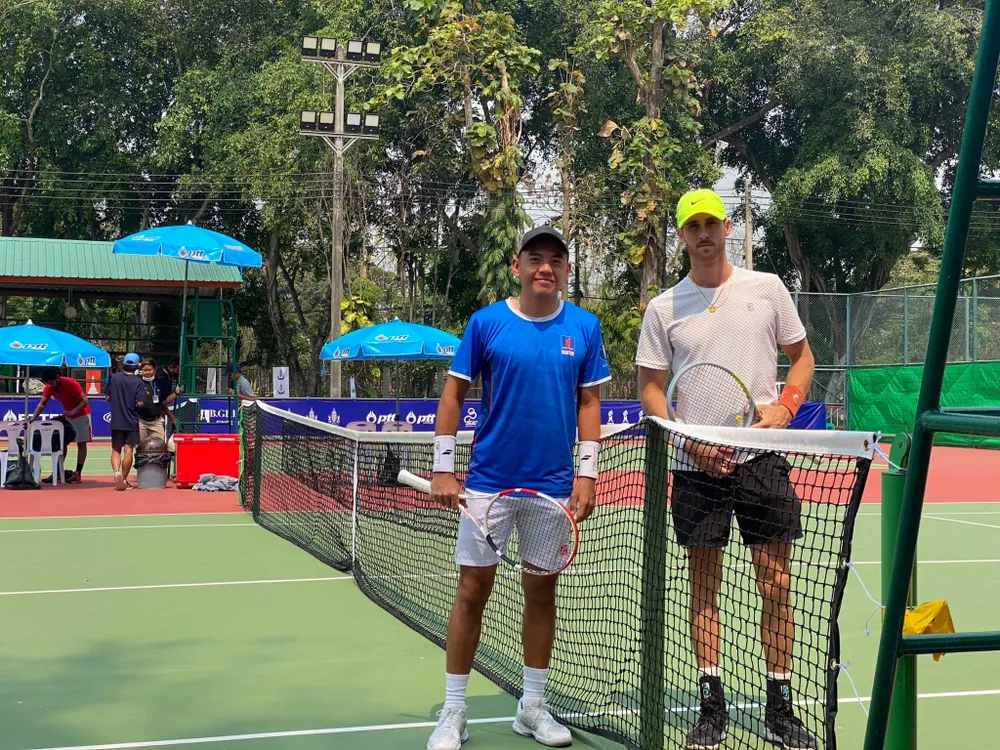 Lý Hoàng Nam vào tứ kết giải quần vợt nhà nghề M15 Chiang Rai ảnh 1