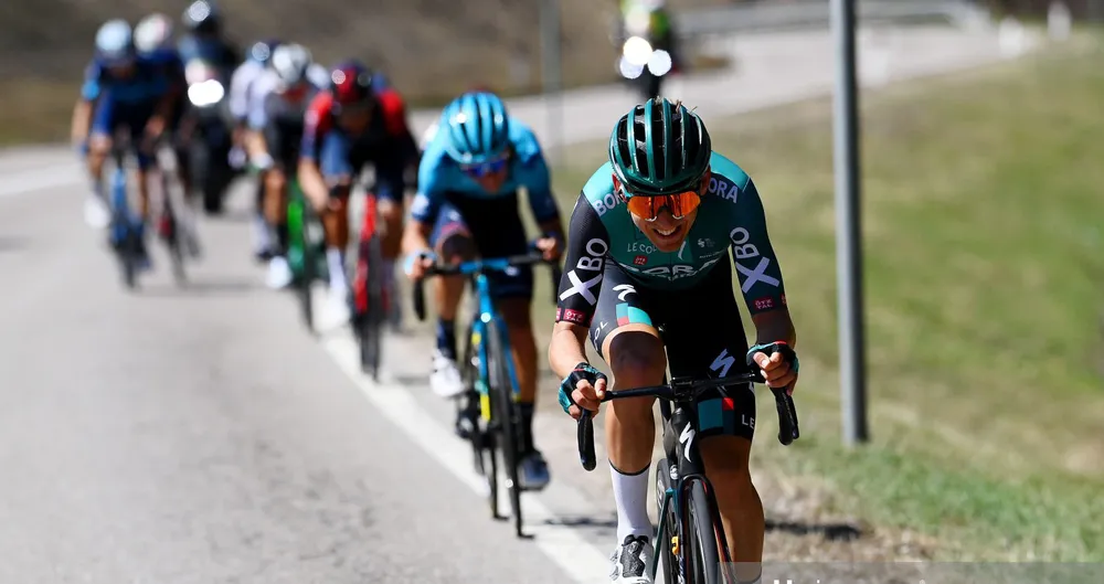 Lennard Kamna tấn công ở km cuối để thắng chặng 3 Tour of the Alps ảnh 1