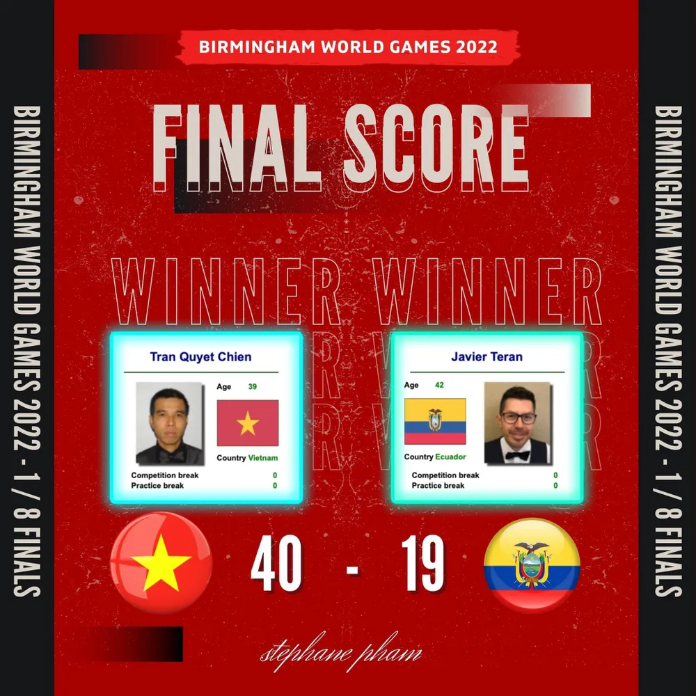 Trần Quyết Chiến thắng chóng vánh ở ngày ra quân Wolrd Games 2022 ảnh 2