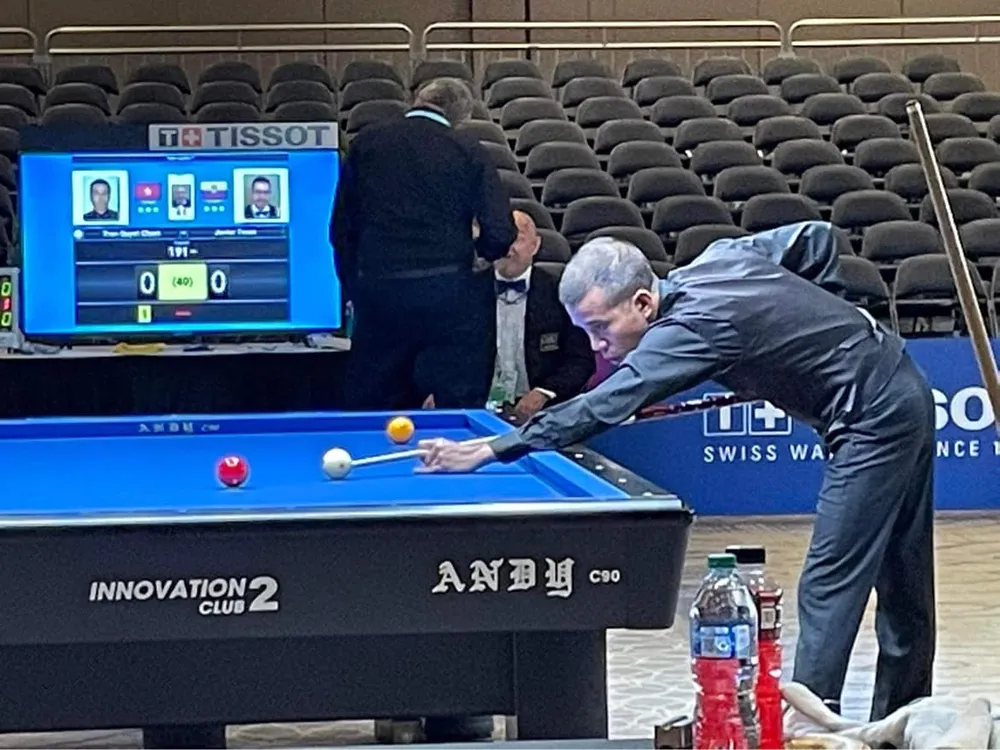 Trần Quyết Chiến đã có giải đấu không thành công